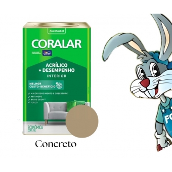 Tinta Coral Coralar 18L - Acrílico + Desempenho