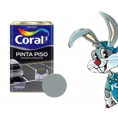 Tinta Fosca Pinta Piso Premium Internas e Externas 18L Coral - CINZA MEDIO