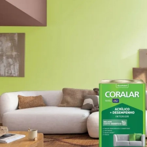 Tinta Coral Coralar - Acrílico + Desempenho - VERDE LIMÃO 18L