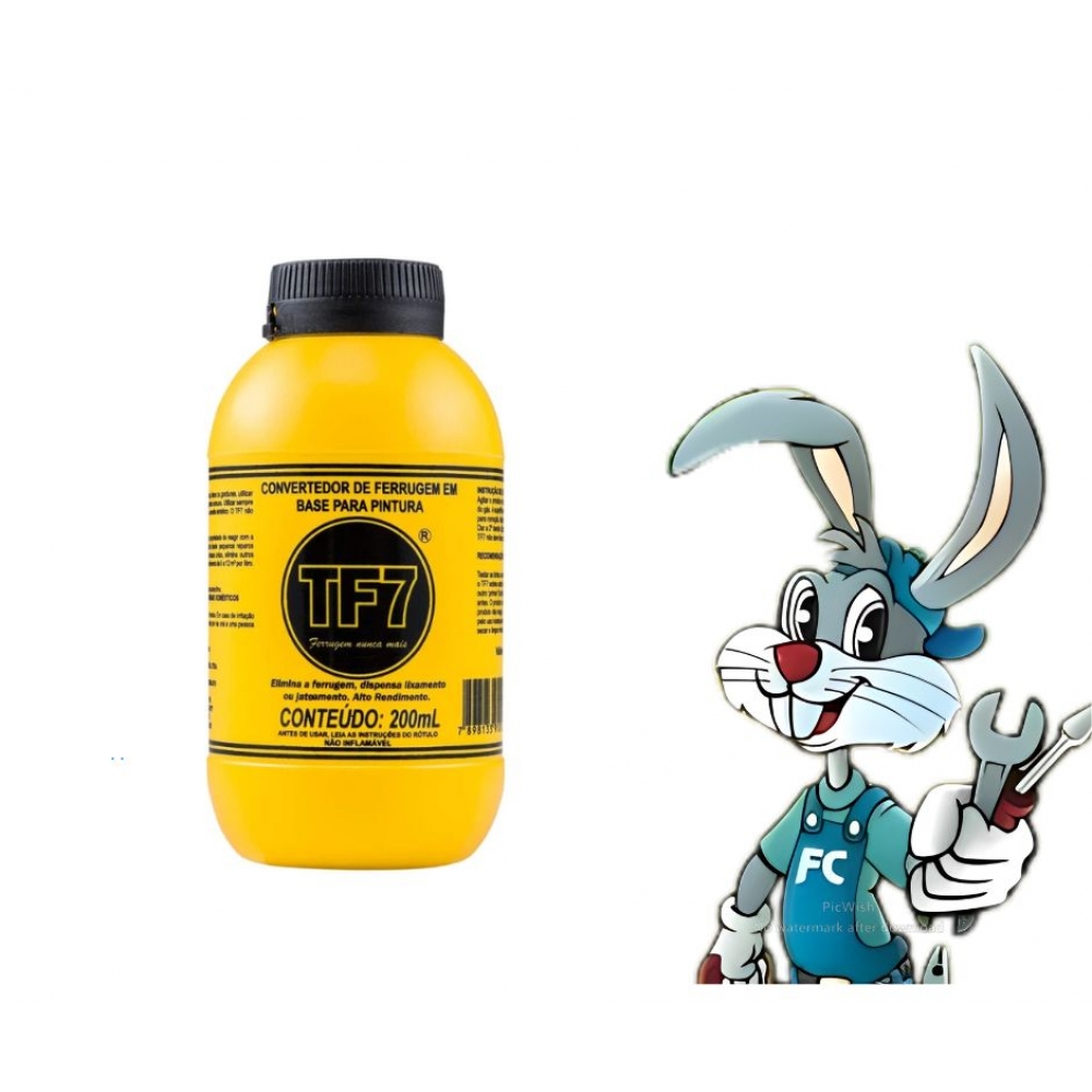 Convertor de Ferrugem 200 ml - TF7 - cód 4957 - TF7