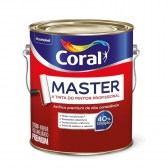 Tinta Acrílica Premium Master Interior e Exterior Branco Fosco 3,6l Coral - BRANCO FOSCO
