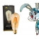 Lampada filamento 4w - Ambar - cód 26039 - LUZ SOLLAR