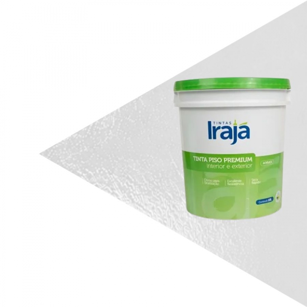 Irapiso Tinta para Piso Premium 3,6L - Irajá - BRANCO