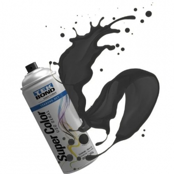 Spray Tek Bond - Preto Brilhante Uso Geral - 350ml