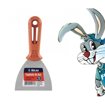 Espatula Carbono Aço 10 cm - cód 5299