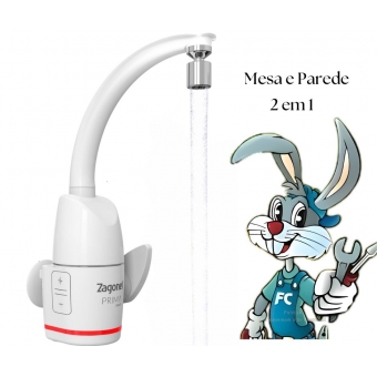 Torneira Elétrica Prima Touch 2 em 1 Branca 5500W 220V - cód 11031