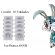 Kit 10 Spots Led Embutir Quadrado 3w  - cód 20002 - CTB