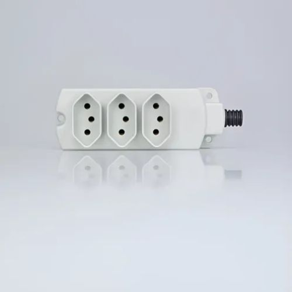Tomada em Barra Multipla 2P+T 250V 20A/10A - Cód 29570 - MARGIRIUS