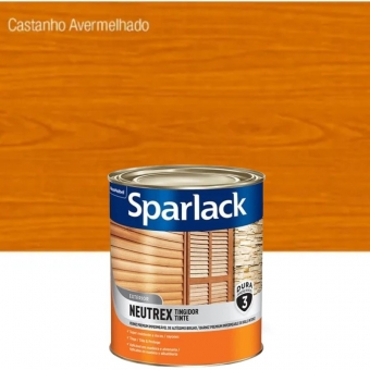Verniz Sparlack Neutrex Castanho Avermelhado Brilhante 3,6l - Base Solvente