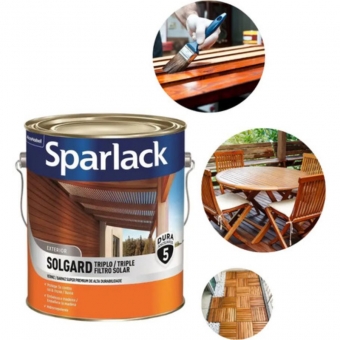 Verniz Sparlack Solgard Natural Acetinado 900ml - Base Solvente