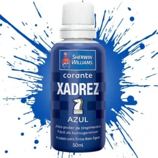 Corante Xadrez Azul 50ml - Base D`Água - SHEWIN-WILLAMS